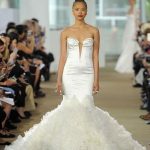 la robe de mariée avec un design de sirène