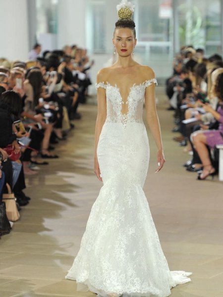 la robe de mariée avec un design de sirène