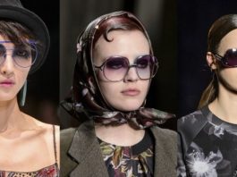 Lunettes de soleil mode des sixties retourné à nouveau