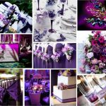 Mariage avec la couleur violet